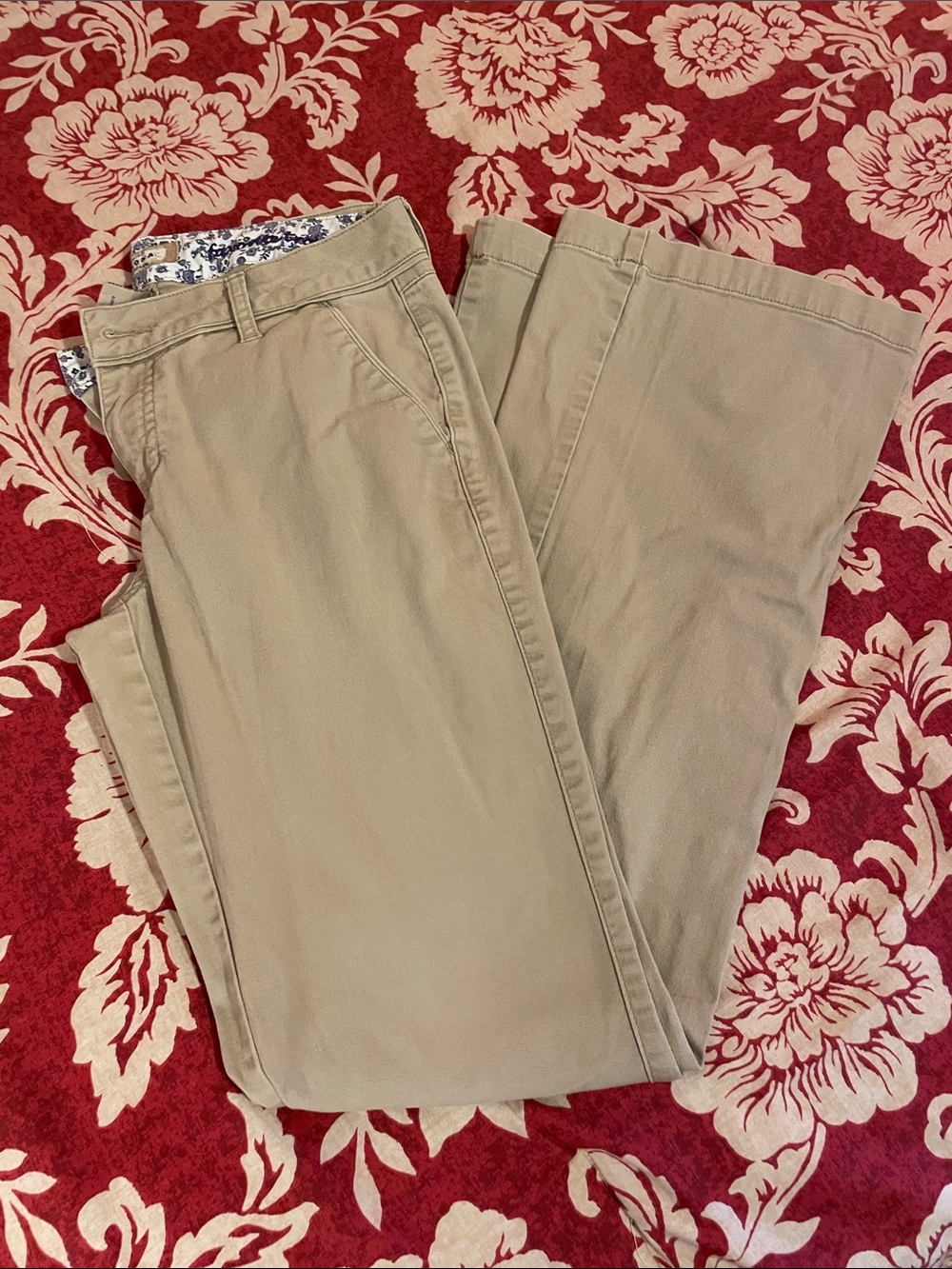 Arizona Jean Company Women's Wide Leg Pants in Khaki